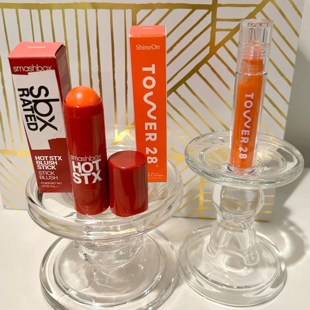 🍊 Tower 28 + Smashbox Sun-Kissed Tangerine Glow Set 🍊 ($42 Value) NIB